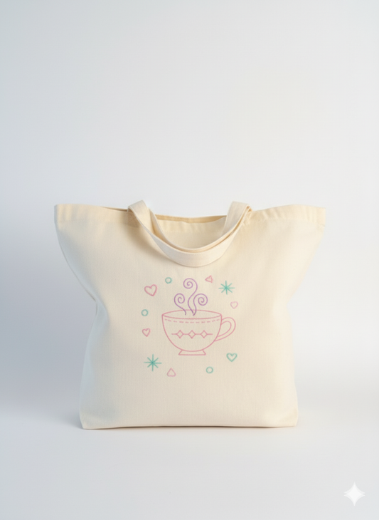 Embroidered Canvas Tote Bag ā Eco-Friendly Everyday Carry(BD-05)