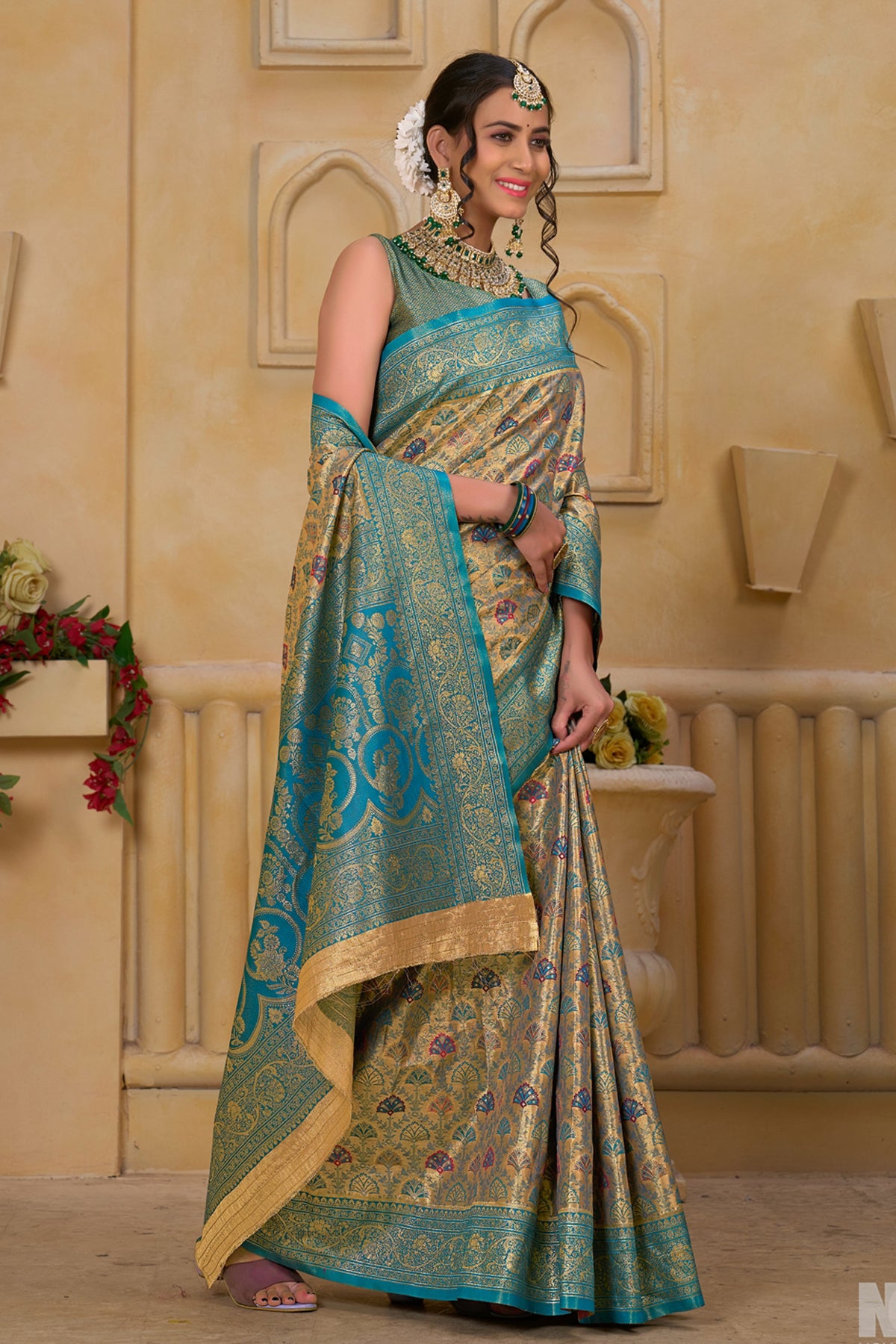 Rama Art Silk Saree for Women – Elegant Traditional Ethnic Wear