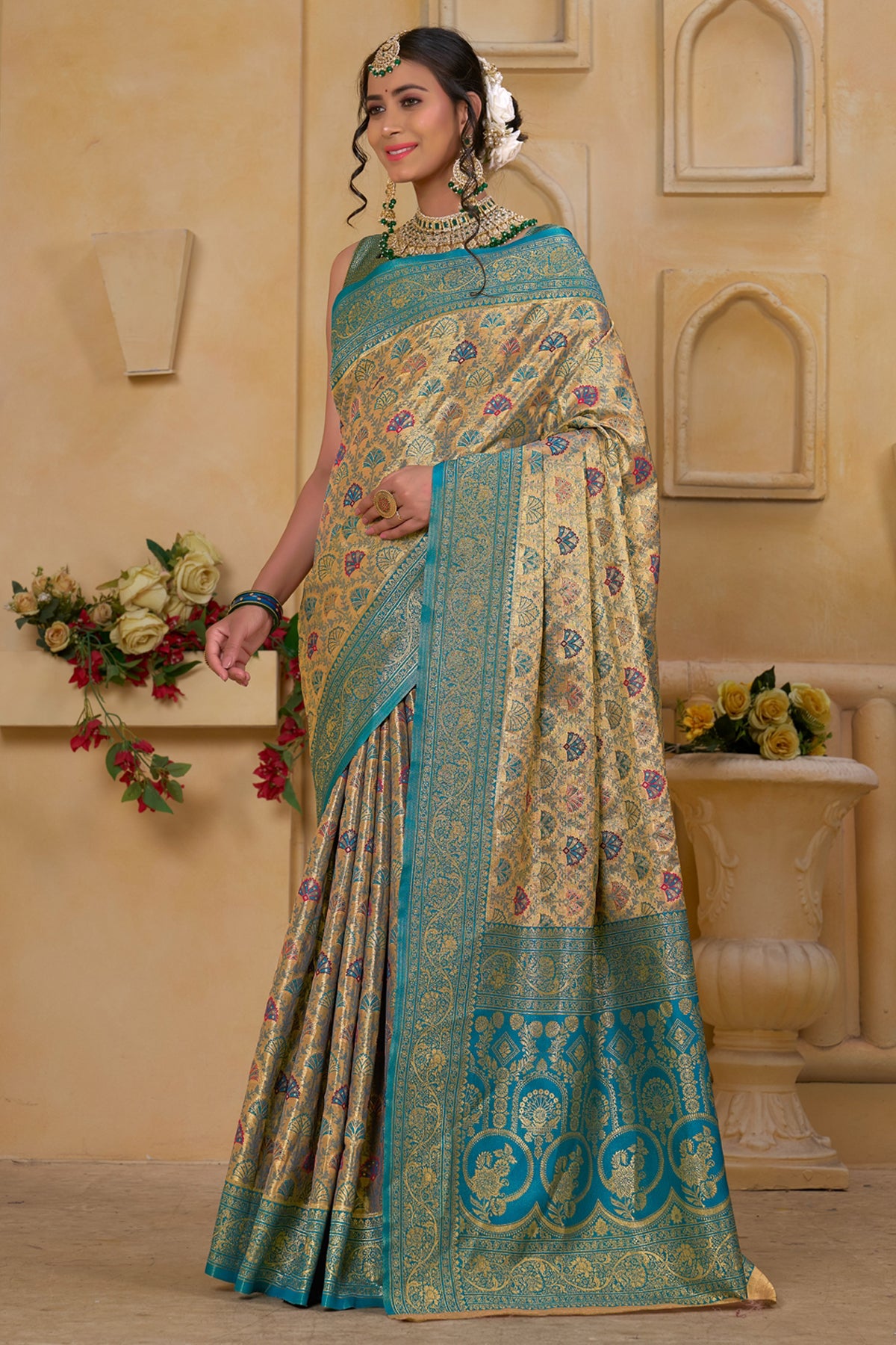 Rama Art Silk Saree for Women – Elegant Traditional Ethnic Wear