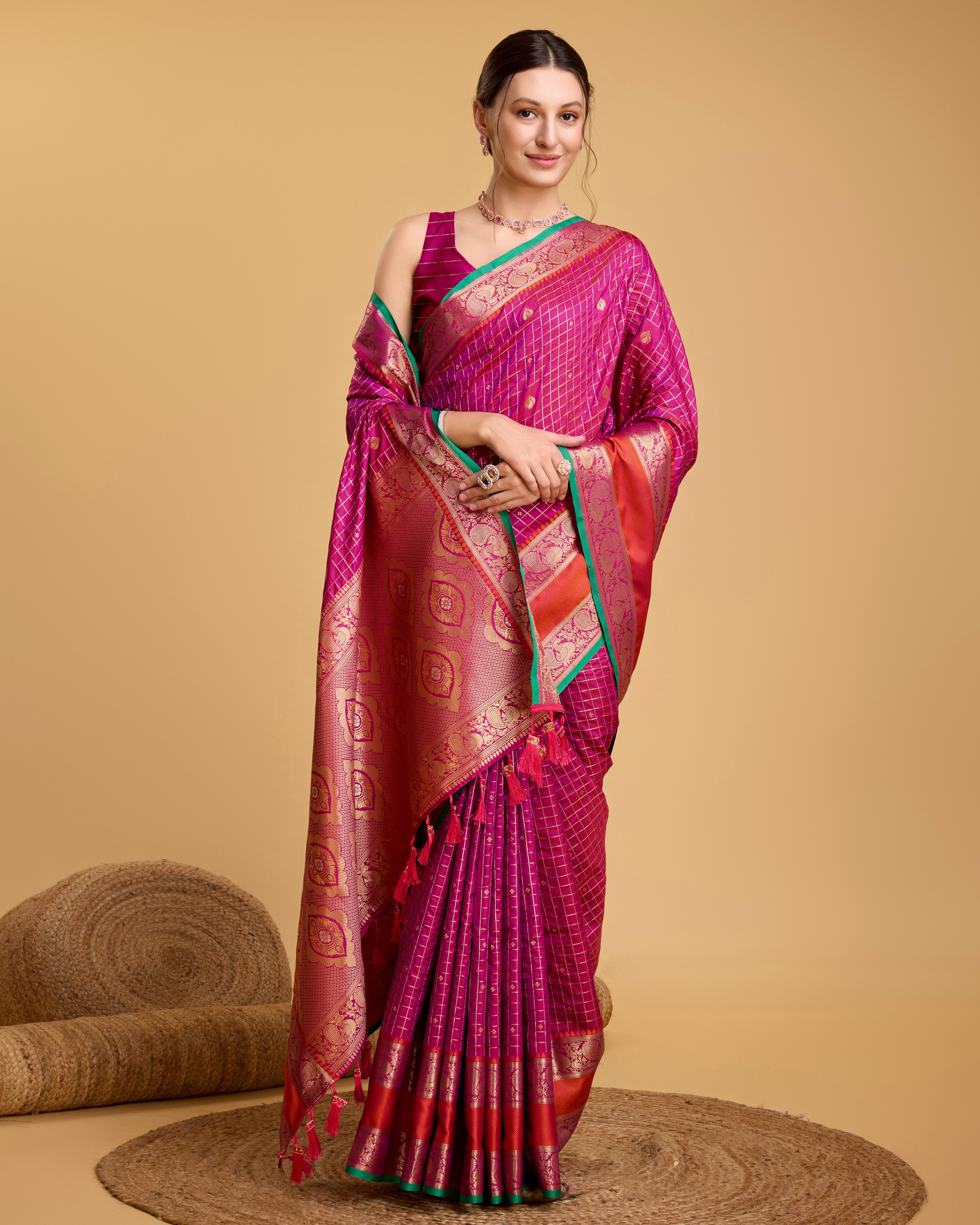 Pink Soft, Stunning & Wedding-Ready: Banarasi Sarees for Every Celebration