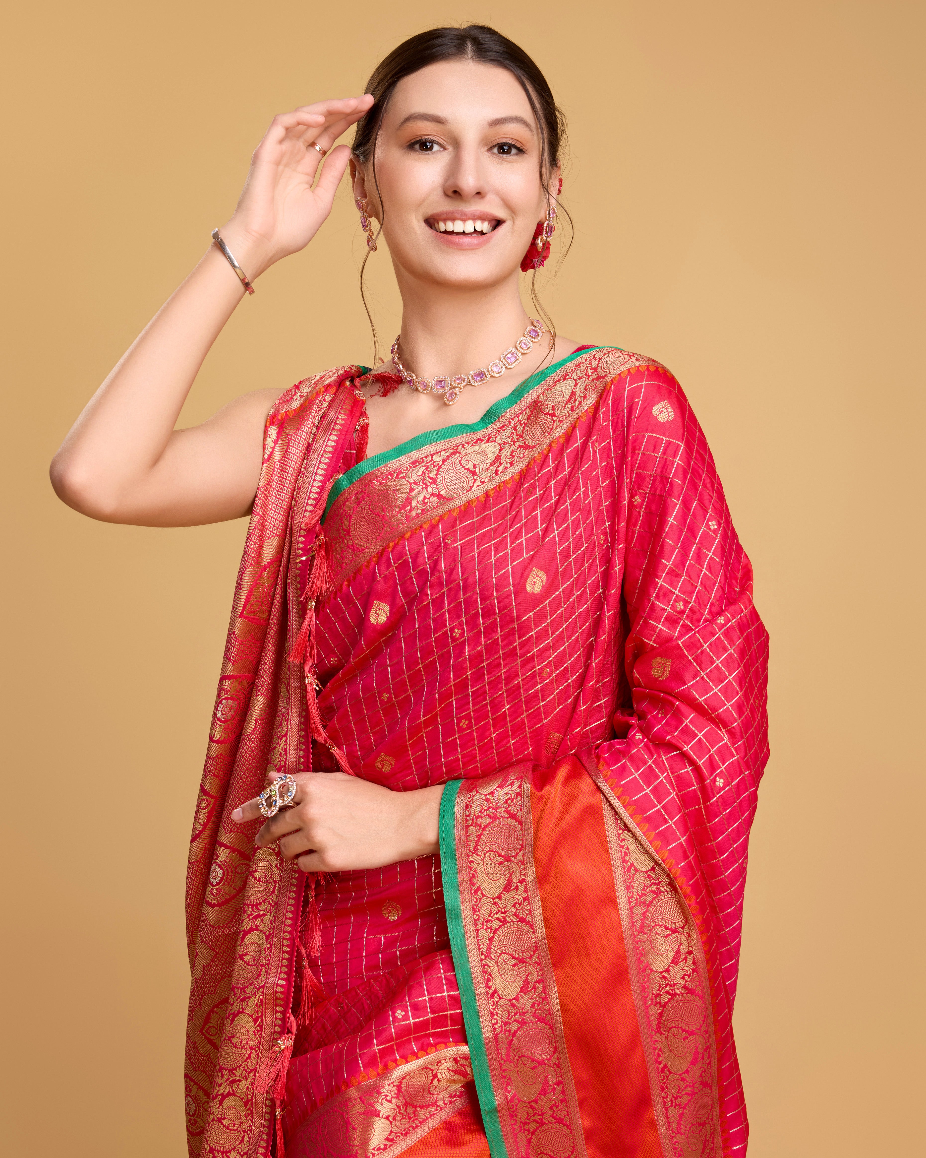 Rani Pink Soft, Stunning & Wedding-Ready: Banarasi Sarees for Every Celebration