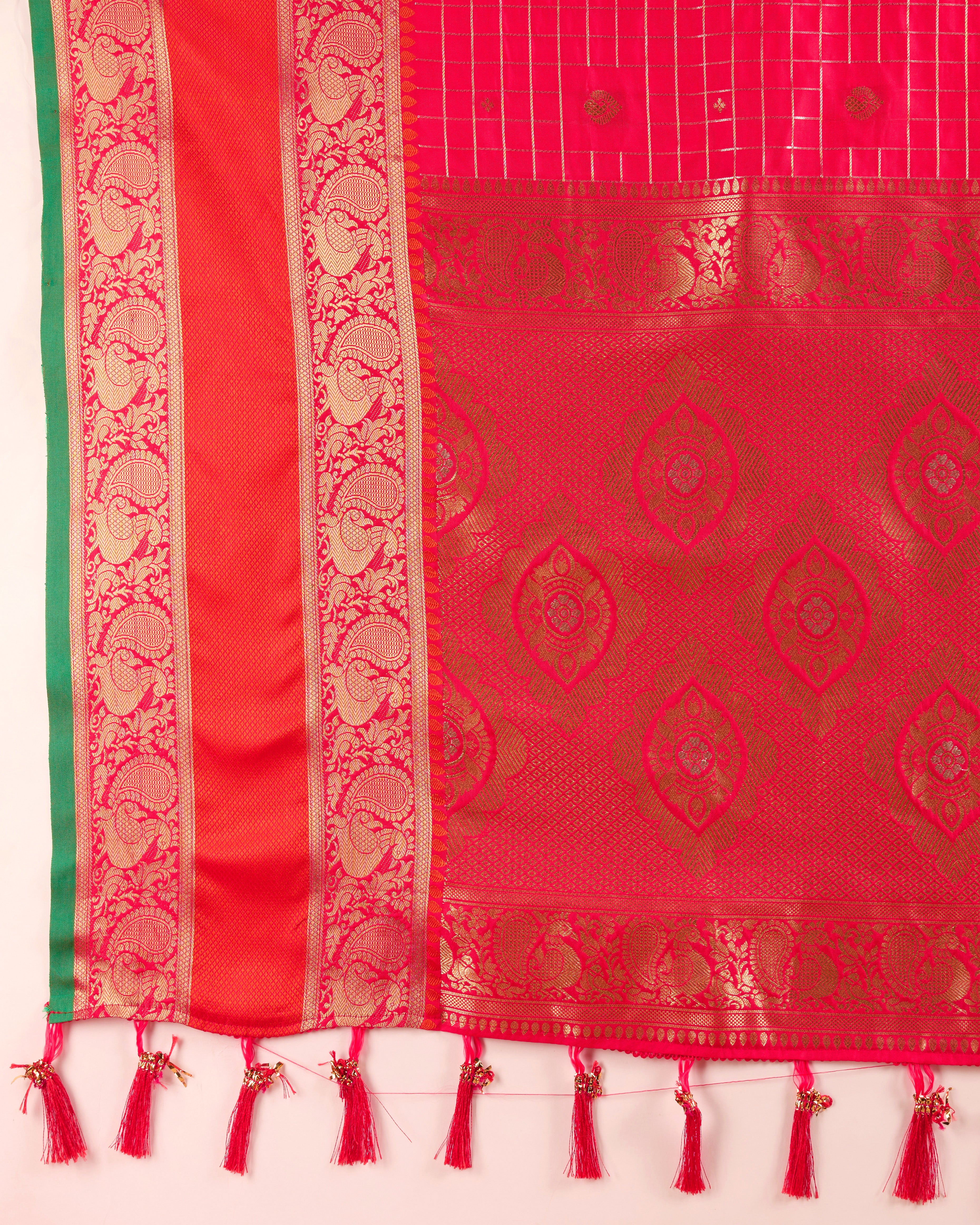Rani Pink Soft, Stunning & Wedding-Ready: Banarasi Sarees for Every Celebration