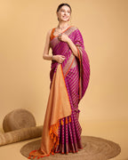 Purple Banarasi Saree – Lightweight Elegance for Weddings & Festive Celebrations