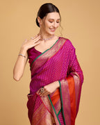 Be Wedding & Festive Ready with Our All-New PURE Jacquard Pink Saree Collection