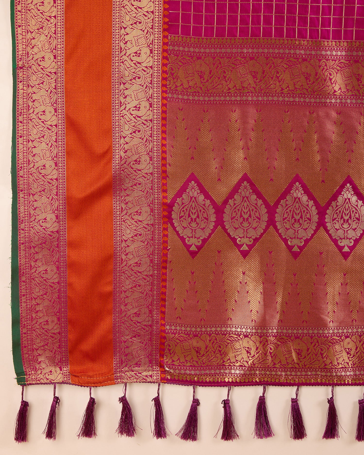 Be Wedding & Festive Ready with Our All-New PURE Jacquard Pink Saree Collection