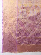 Elegance Redefined: Semi Silk Lavender Sarees in Vibrant Shades with Rich Zari Weave