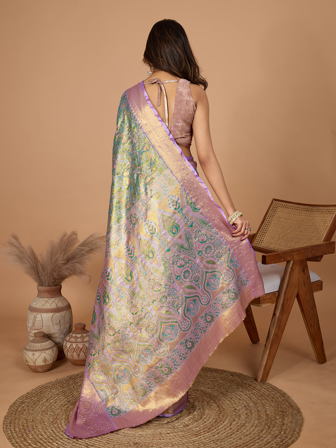 Elegance Redefined: Semi Silk Gold Blue Sarees in Vibrant Shades with Rich Zari Weave