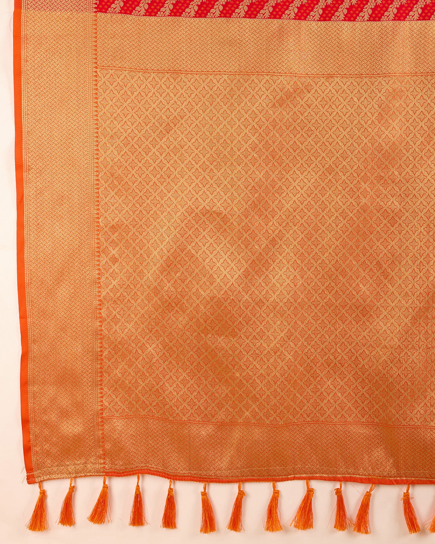 Red Banarasi Saree – Lightweight Elegance for Weddings & Festive Celebrations