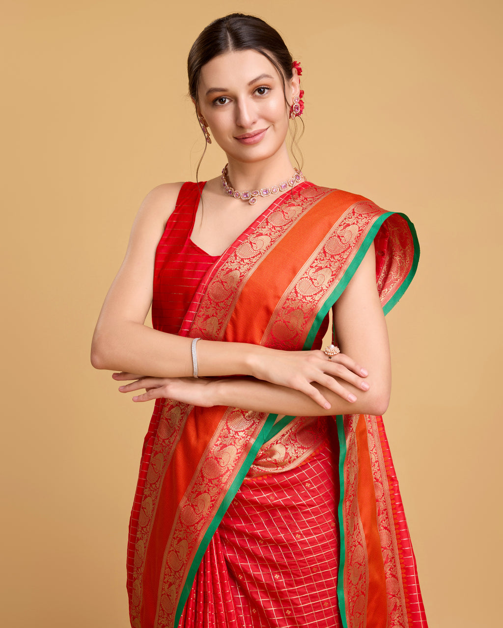 Red Soft, Stunning & Wedding-Ready: Banarasi Sarees for Every Celebration
