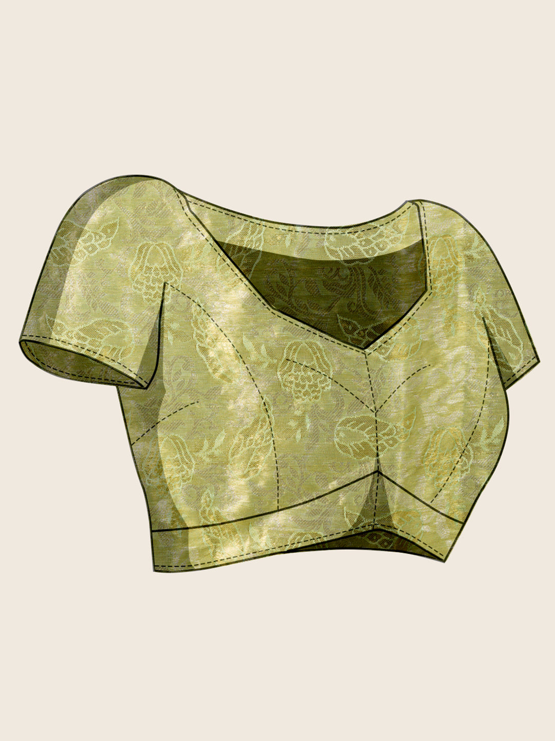 Elegance Redefined: Semi Silk Green Sarees in Vibrant Shades with Rich Zari Weave