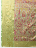 Elegance Redefined: Semi Silk Green Sarees in Vibrant Shades with Rich Zari Weave