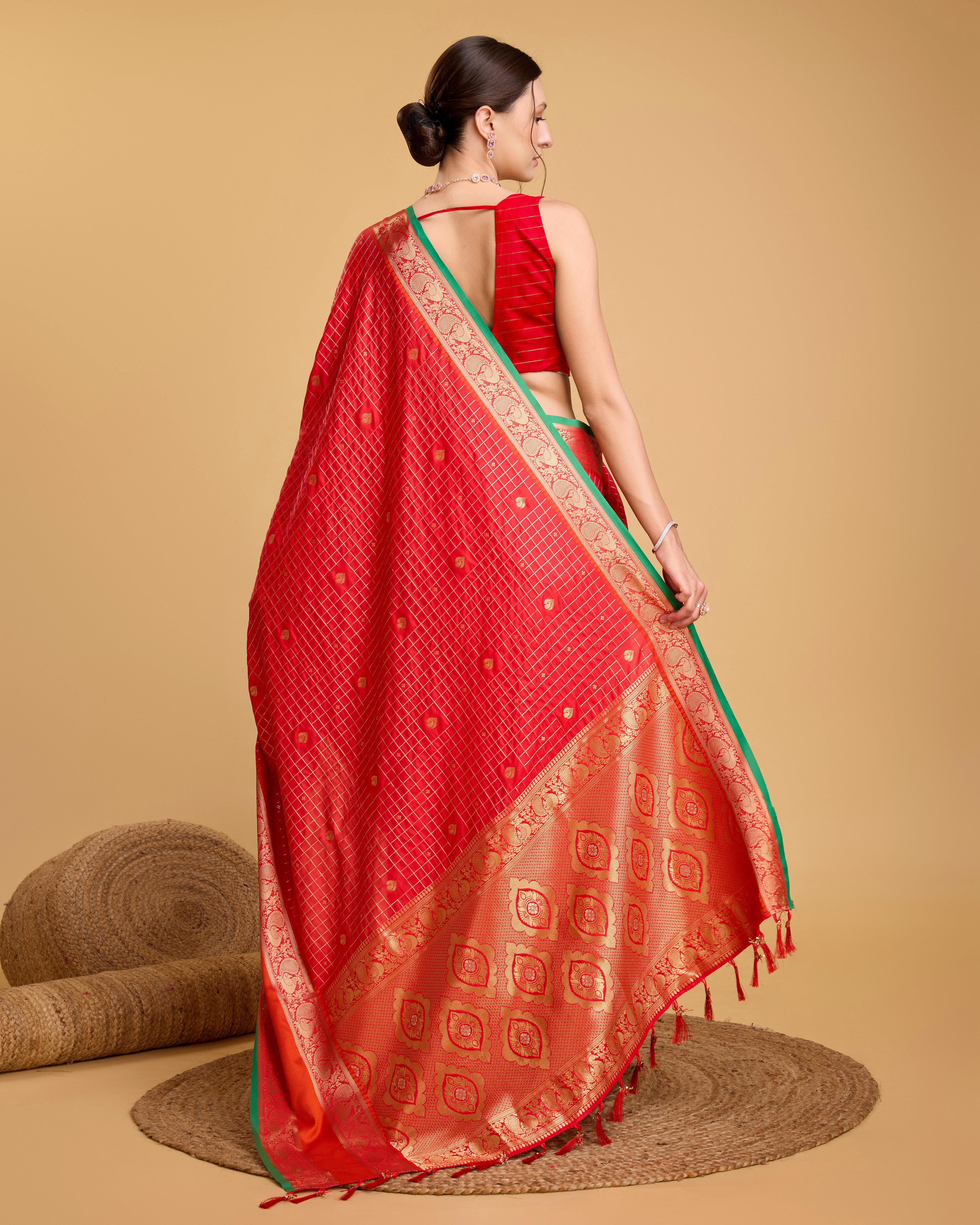 Red Soft, Stunning & Wedding-Ready: Banarasi Sarees for Every Celebration
