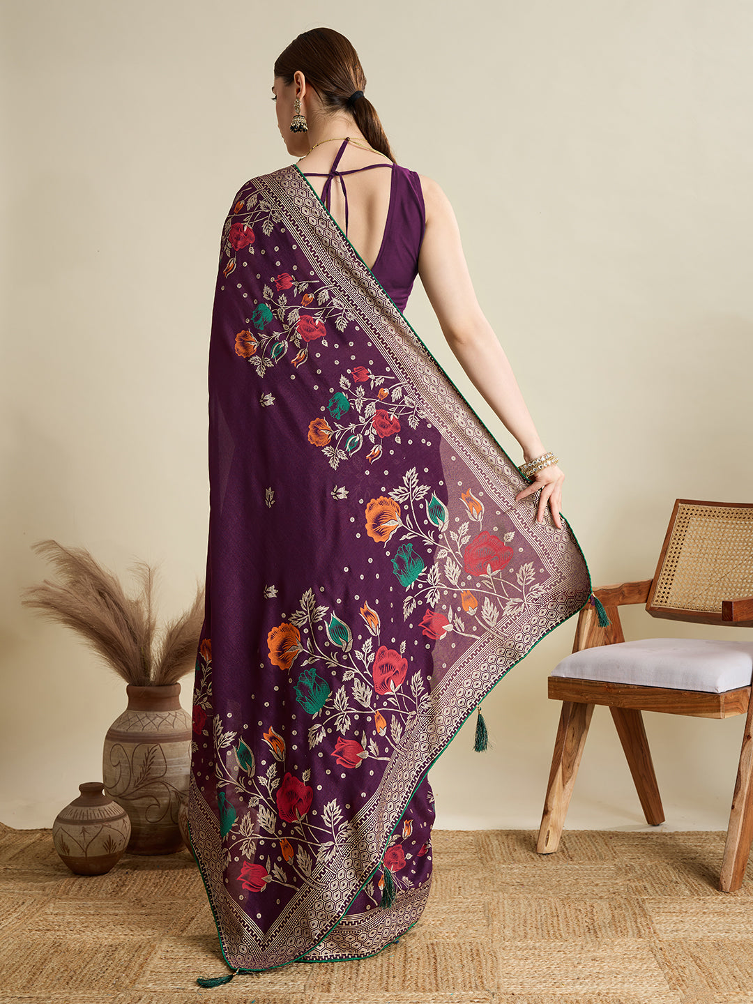 Wine Soft, Stylish & Wedding-Ready: Cotton Sarees That Breathe with You