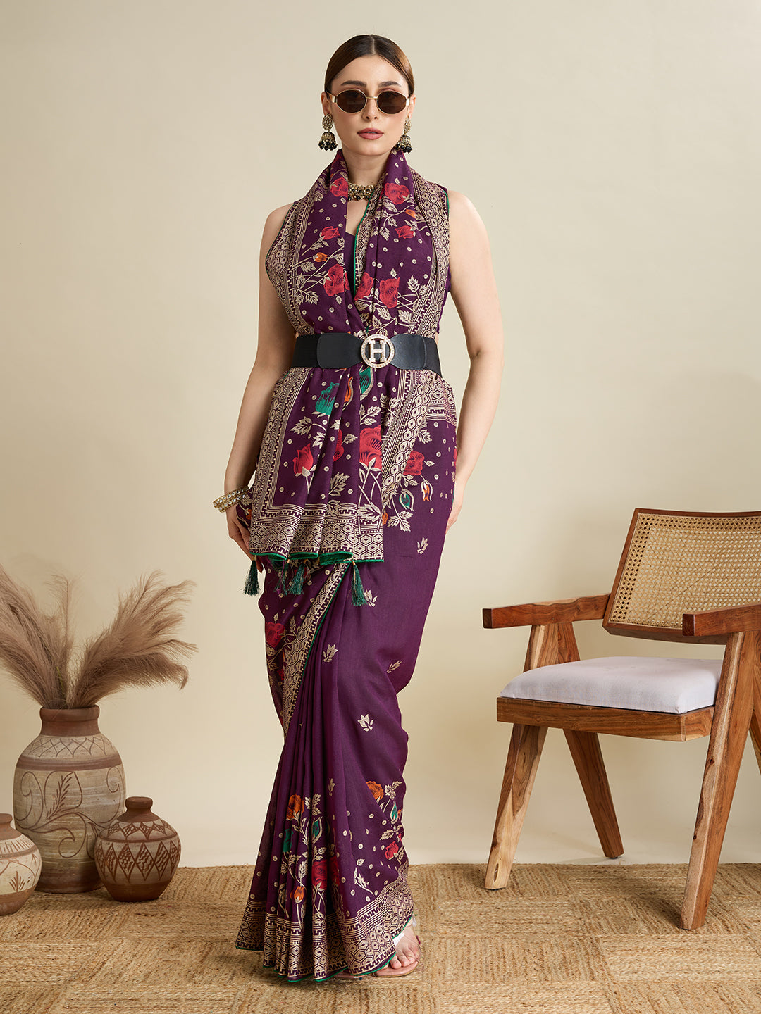 Wine Soft, Stylish & Wedding-Ready: Cotton Sarees That Breathe with You