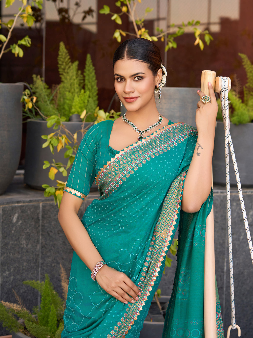 Soft, Stylish & Wedding-Perfect: Cotton Blue Sarees for Big & Intimate Weddings