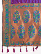 Be Wedding & Festive Ready with Our New PURE Jacquard Purple Saree Collection