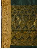 Banarasi Elegance Green Redefined – Light, Luxurious & Perfect for Wedding Shenanigans