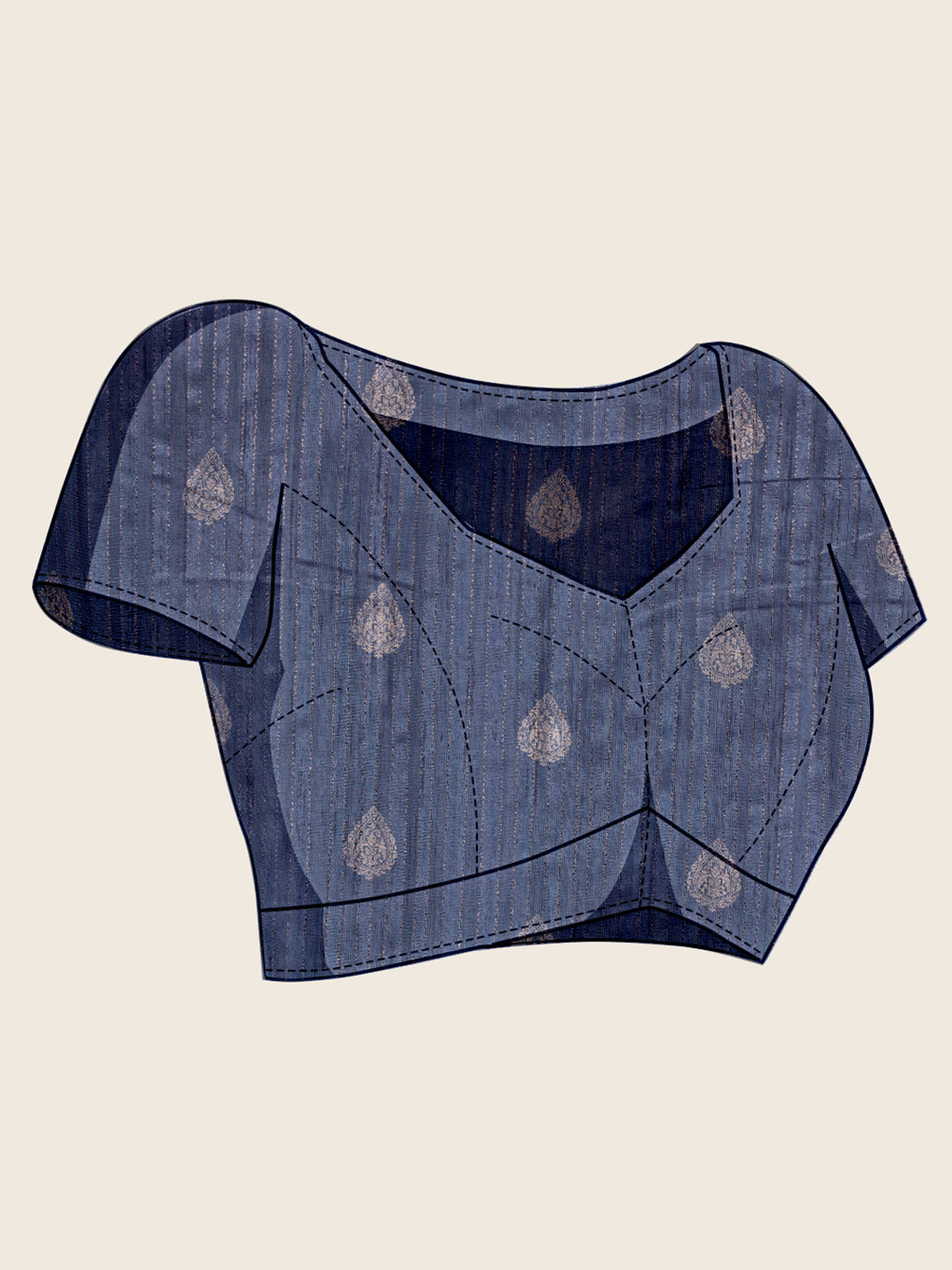 Soft, Breathable & Celebration-Ready: Semi Cotton Grey Sarees with Butti & Jacquard Elegance