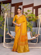Yellow Cotton Saree – Soft, Stylish & Perfect for Intimate & Grand Weddings