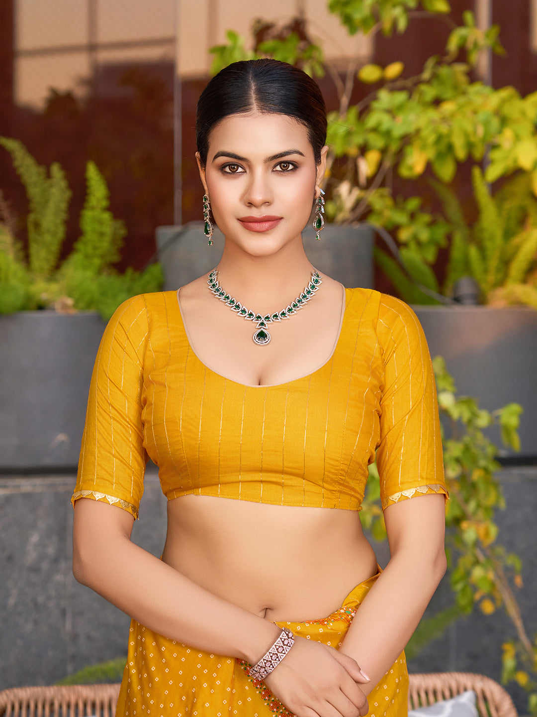 Yellow Cotton Saree – Soft, Stylish & Perfect for Intimate & Grand Weddings