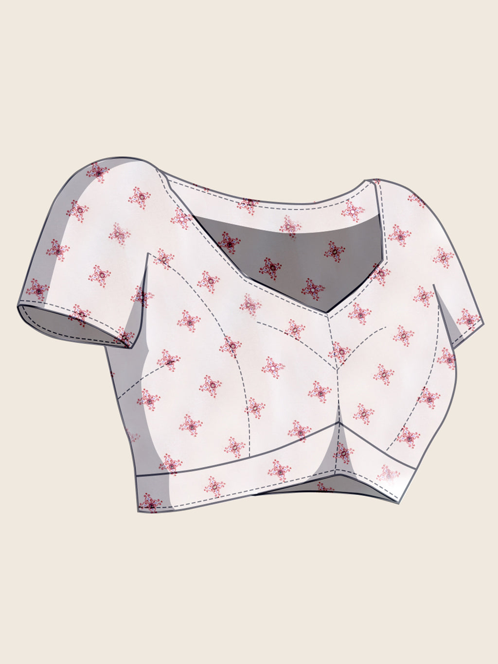 Pink Semi-Cotton Saree with Zari Border – Soft, Traditional & Elegant