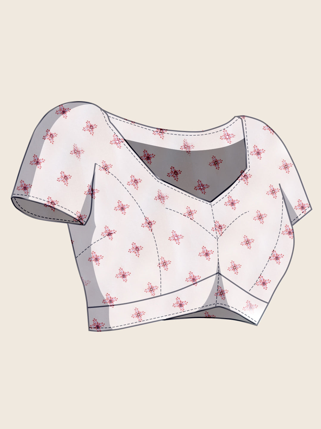 Pink Semi-Cotton Saree with Zari Border – Soft, Traditional & Elegant
