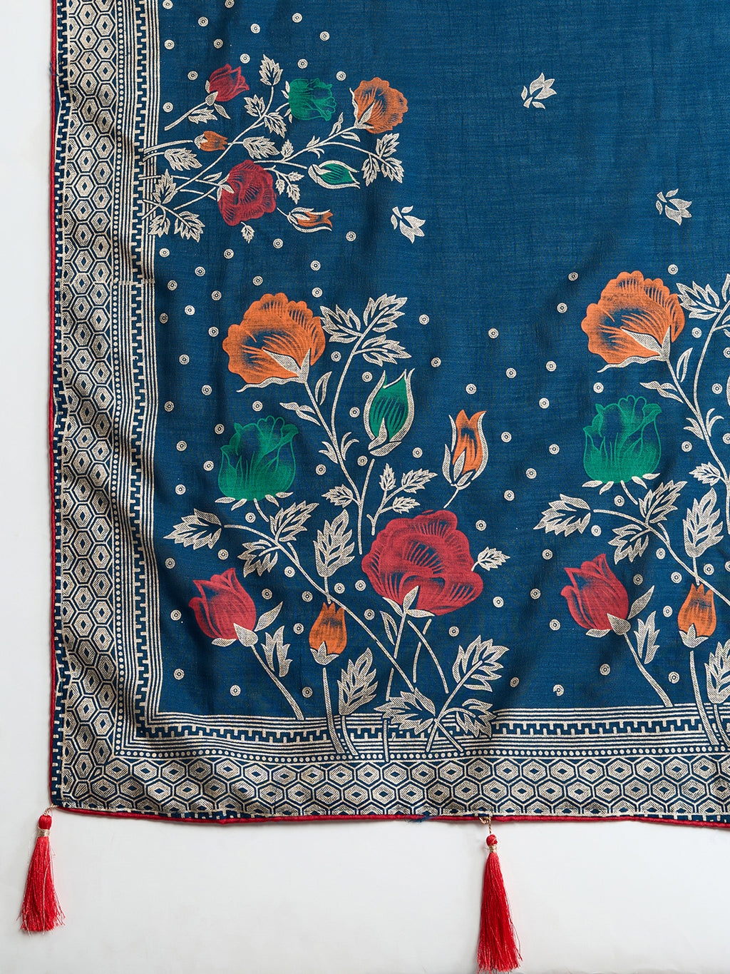 Navy Blue Soft, Stylish & Wedding-Ready: Cotton Sarees That Breathe with You