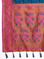 Be Wedding & Festive Ready with Our New PURE Jacquard Blue Saree Collection
