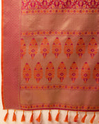 Maroon Traditional Banarasi Silk Saree  Elegant Festive & Wedding Wear