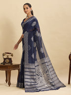 Soft Silk Saree for Women Floral Saree Rich Pallu Base Weaving Traditional Wedding Saree with Unstitched Blouse Piece