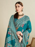 Soft, Airy & Celebration-Ready: Cotton Blue  Sarees for Wedding Shenanigans