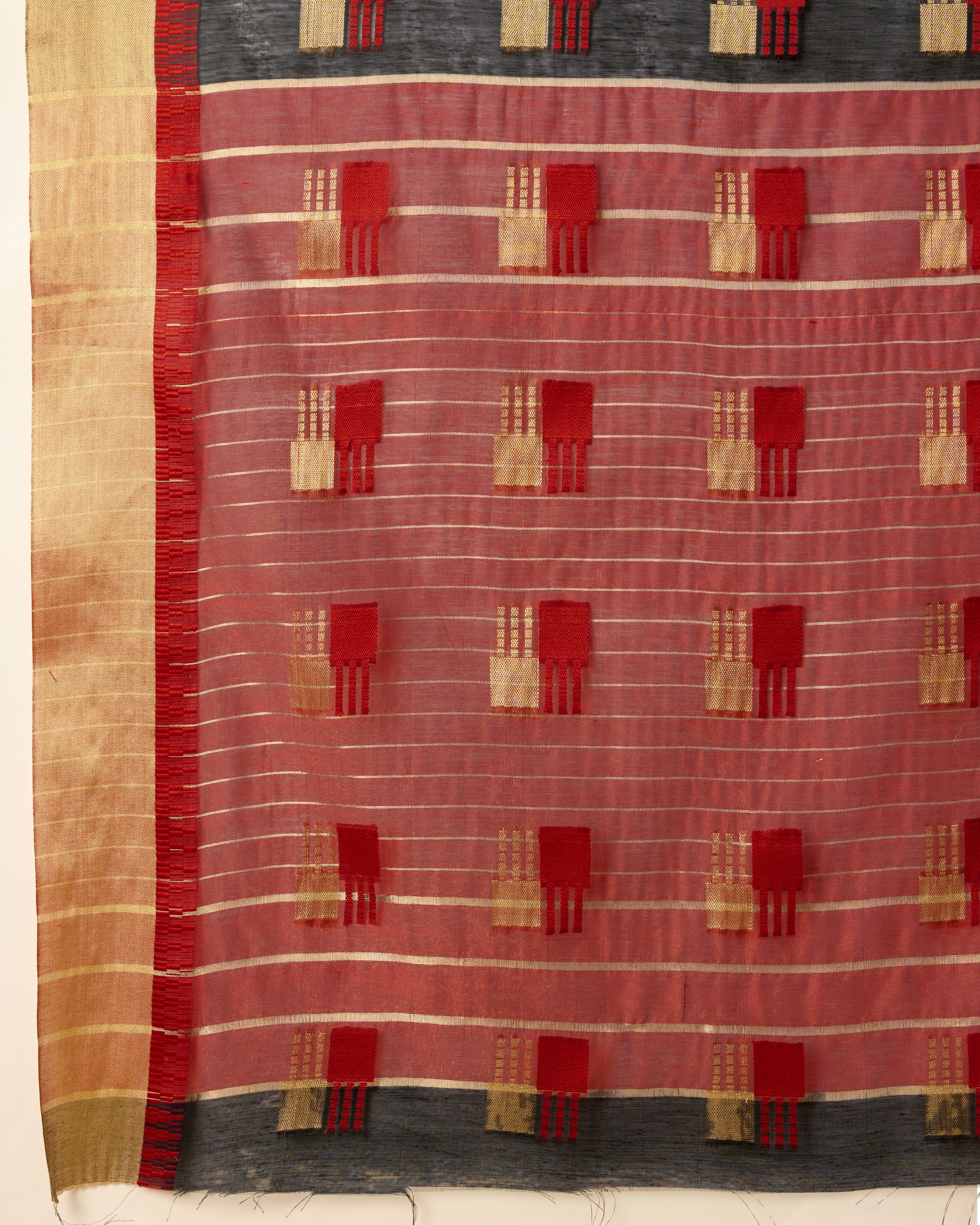 Banarasi Elegance in Breathable Semi Cotton Black Saree –For All Wedding Celebrations