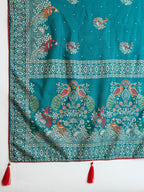 Soft, Airy & Celebration-Ready: Cotton Blue  Sarees for Wedding Shenanigans