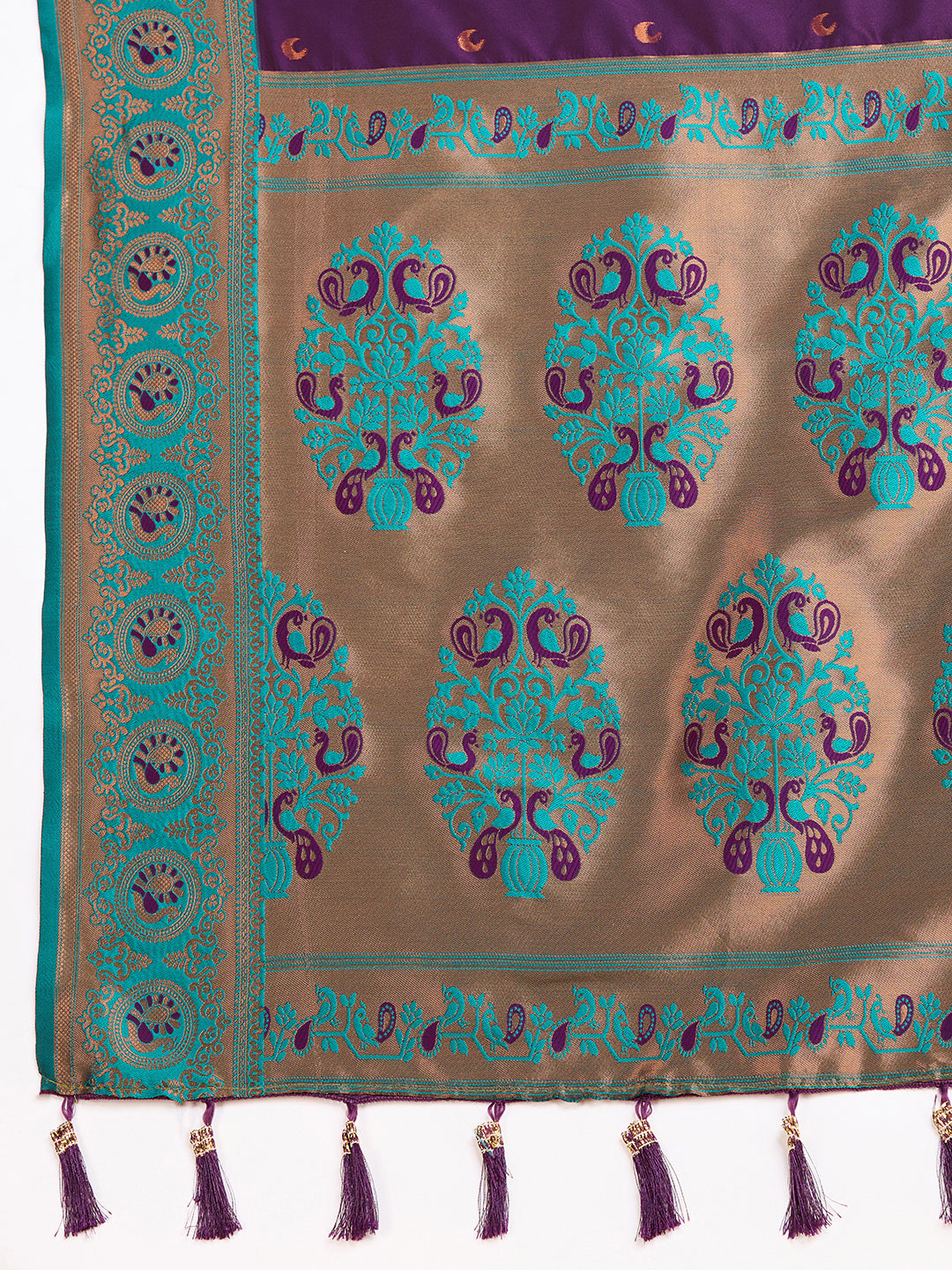 Be Wedding & Festive Ready with Our New PURE Jacquard Wine Saree Collection