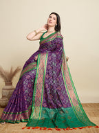 Banarasi Elegance in Breathable Semi Silk  Pink Saree –For All Wedding Celebrations