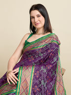 Banarasi Elegance in Breathable Semi Silk  Pink Saree –For All Wedding Celebrations