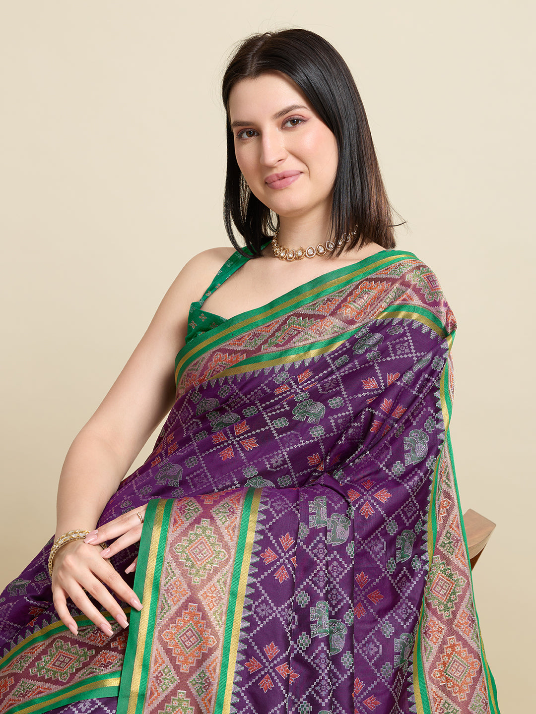 Banarasi Elegance in Breathable Semi Silk  Pink Saree –For All Wedding Celebrations