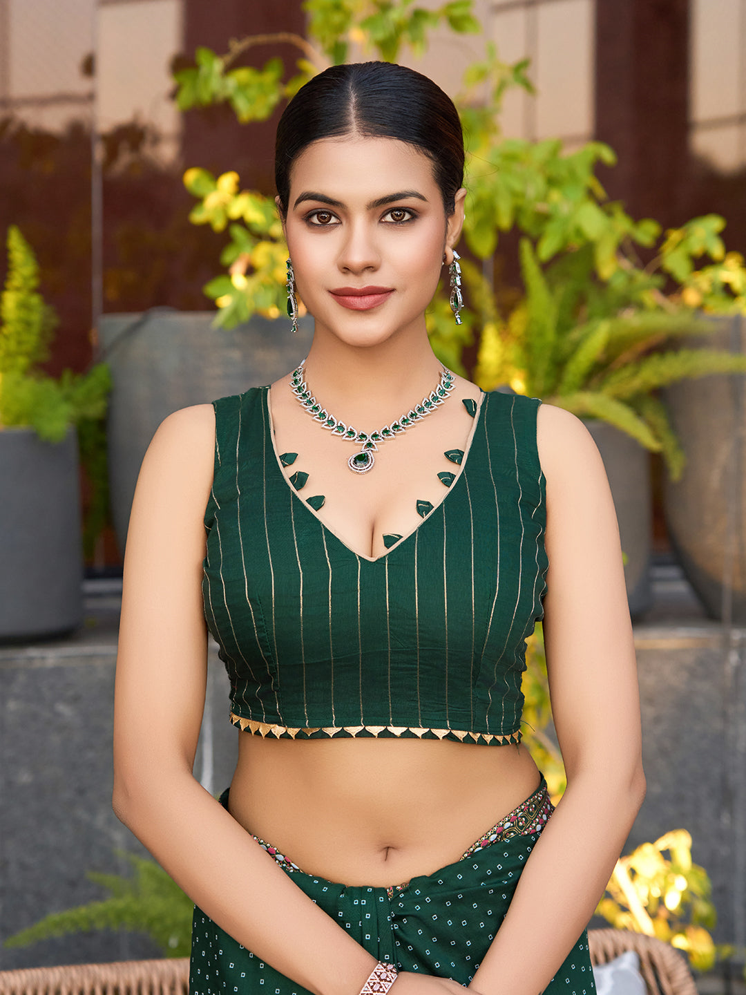 Soft, Stylish & Wedding-Perfect: Cotton Green Sarees for Big & Intimate Weddings
