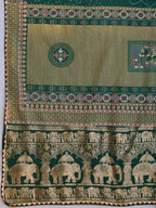 Soft, Stylish & Wedding-Perfect: Cotton Green Sarees for Big & Intimate Weddings