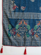 Soft, Airy & Celebration-Ready: Cotton Blue Sarees for Wedding Shenanigans