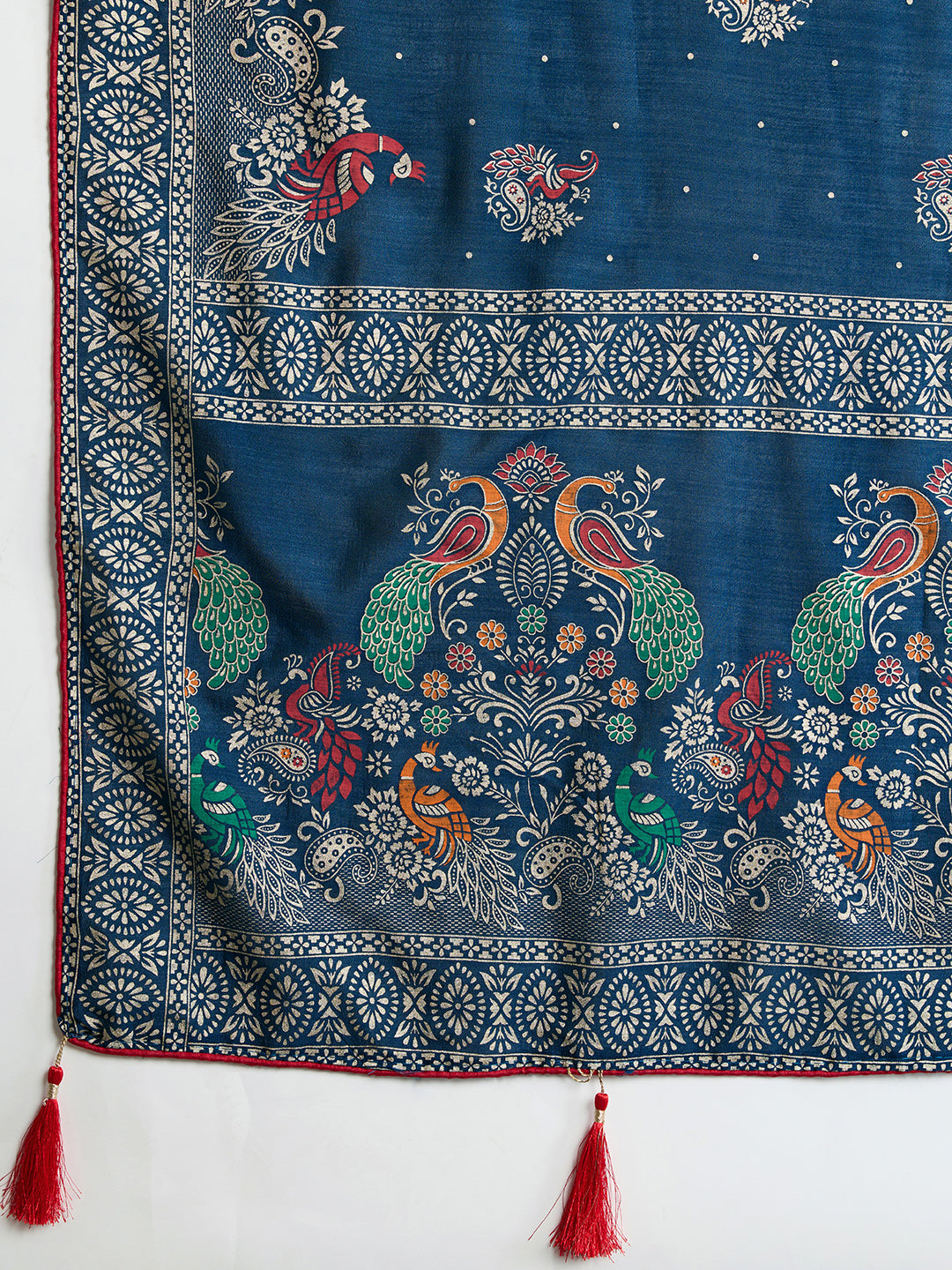 Soft, Airy & Celebration-Ready: Cotton Blue Sarees for Wedding Shenanigans