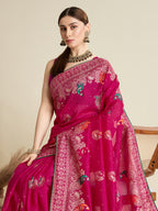 Soft, Airy & Celebration-Ready: Cotton Pink Sarees for Wedding Shenanigans