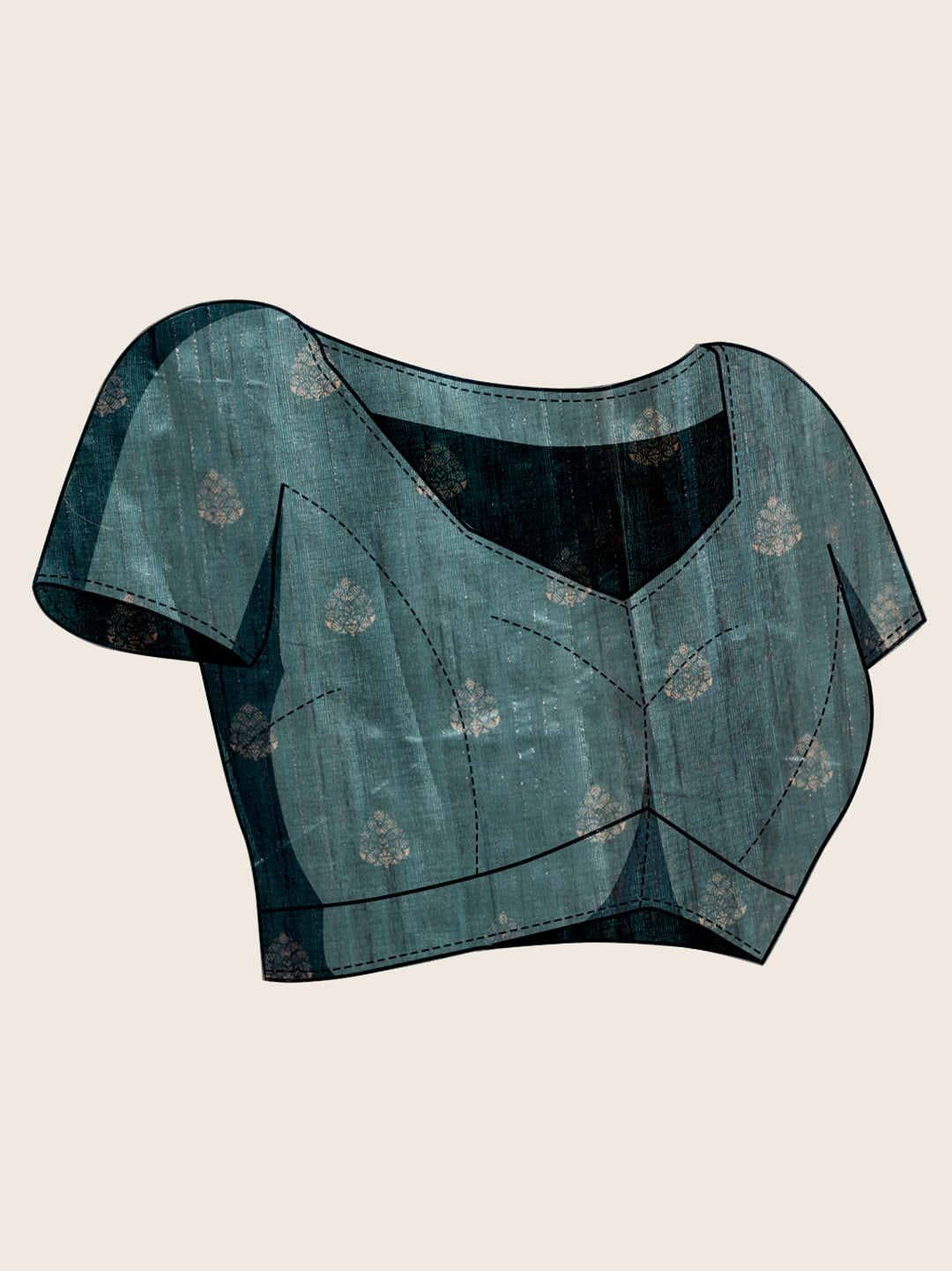 Soft, Breathable & Celebration-Ready: Semi Cotton Rama Green Sarees with Butti & Jacquard Elegance
