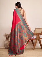 Be Wedding & Festive Ready with Our New PURE Jacquard Red Saree Collection