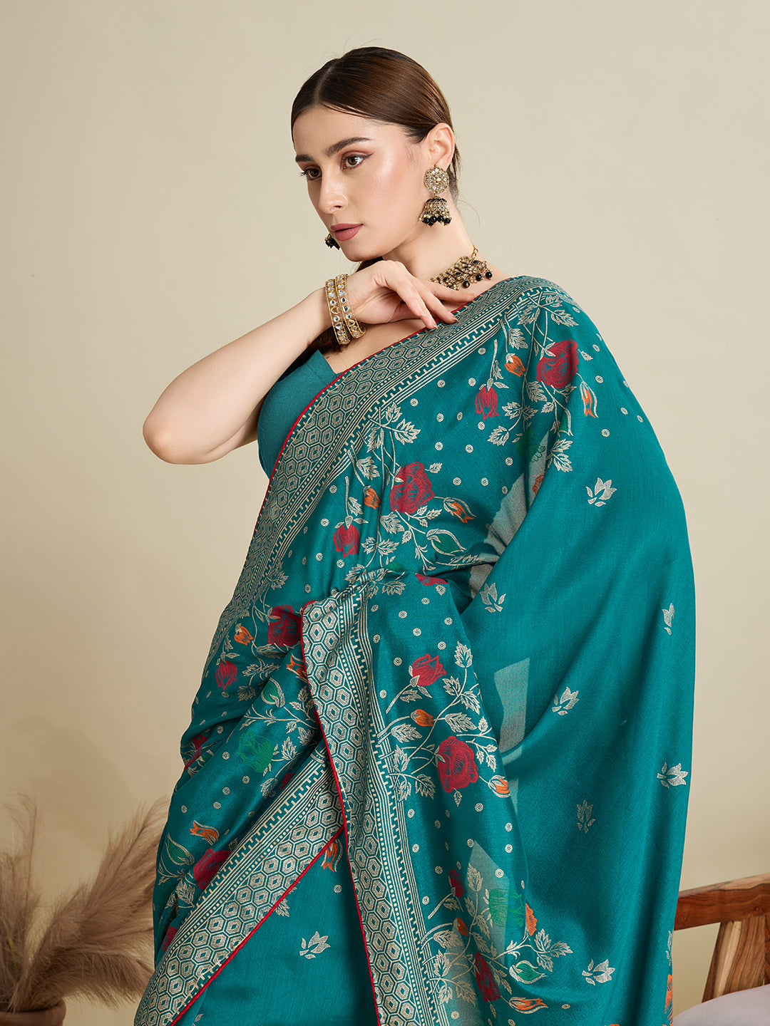 Blue Soft, Stylish & Wedding-Ready: Breathable Cotton Saree for Women