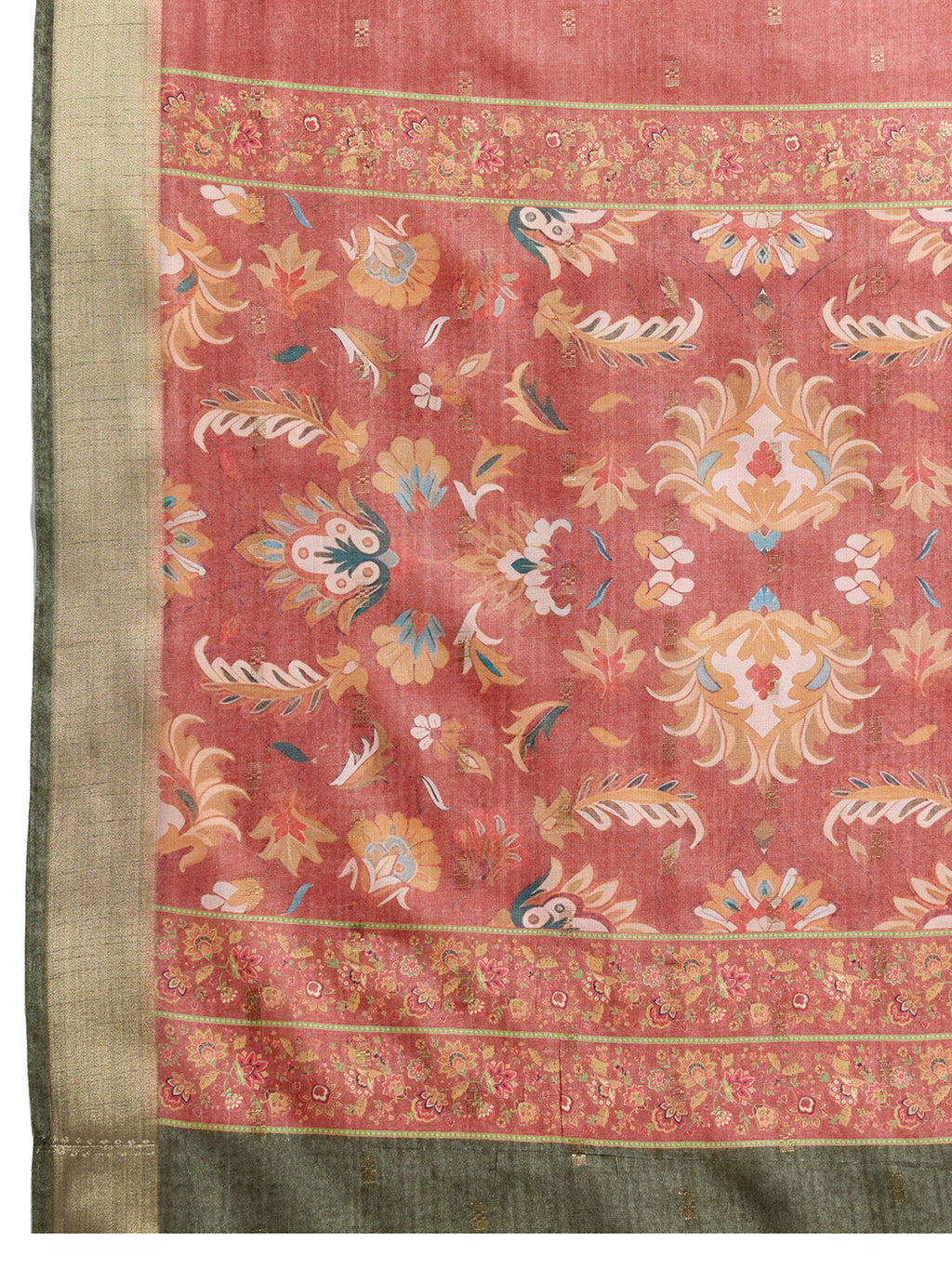 Soft, Breathable & Celebration-Ready: Semi Cotton Orange Sarees with Butti & Jacquard Elegance