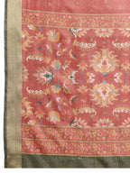 Soft, Breathable & Celebration-Ready: Semi Cotton Orange Sarees with Butti & Jacquard Elegance