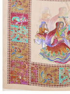 Women's Purple Color Linen Saree with Jari Border and Blouse – Printed All Over Designer