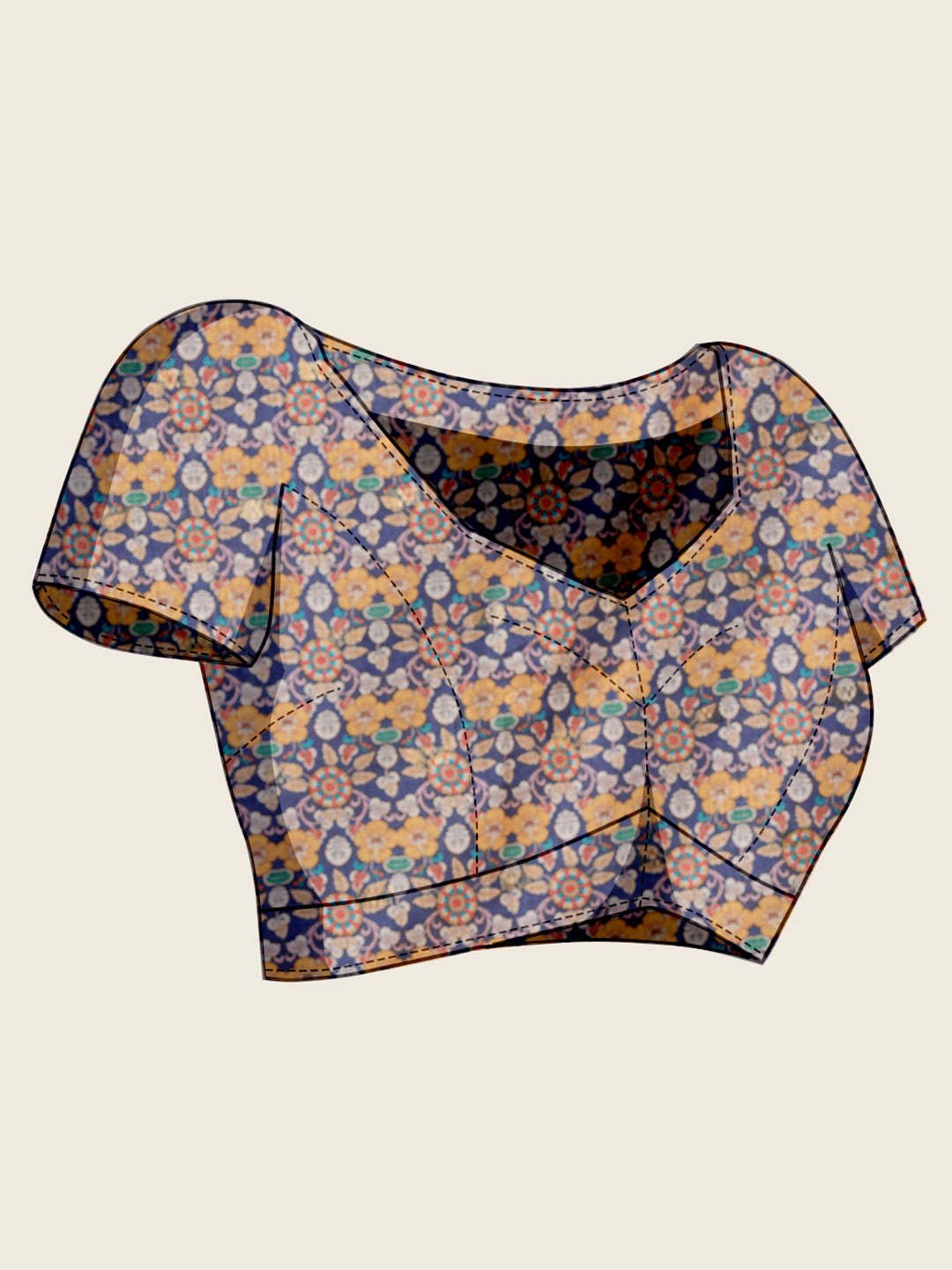Soft, Breathable & Celebration-Ready: Semi Cotton Blue Sarees with Butti & Jacquard Elegance