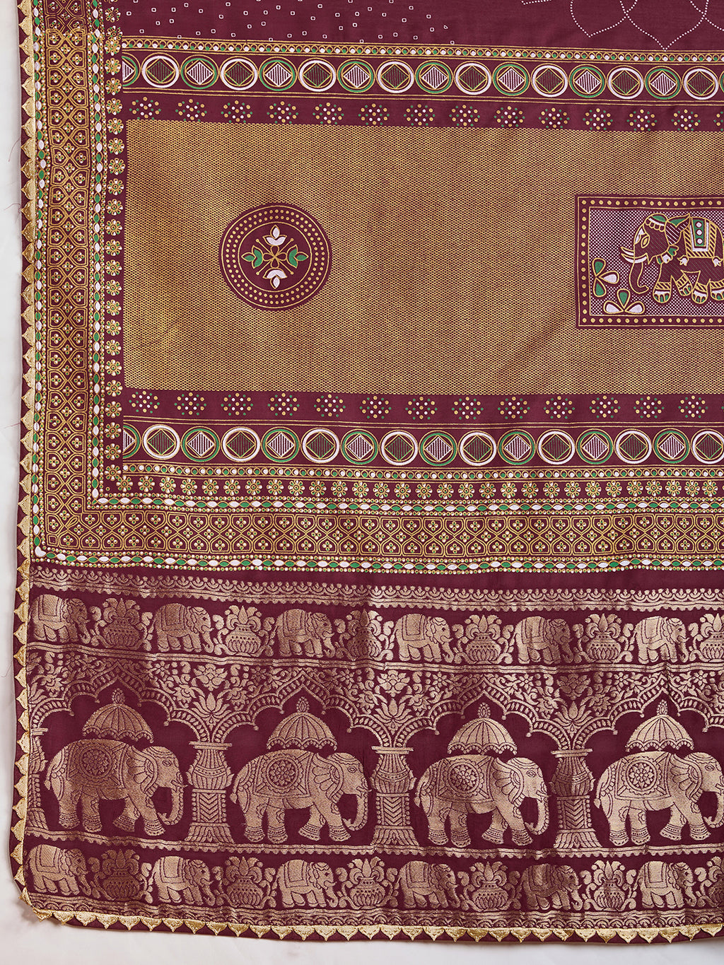 Soft, Stylish & Wedding-Perfect: Cotton Maroon Sarees for Big & Intimate Weddings